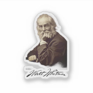 Walt Whitman-porträtt Klistermärken