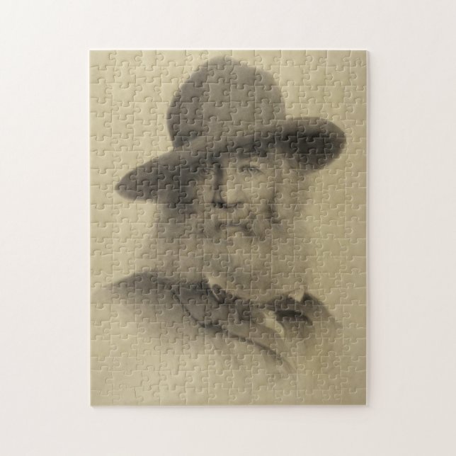 Walt Whitman Porträtt Pussel (Vertikal)