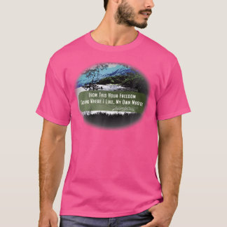Walt Whitman Quote om frihet T Shirt