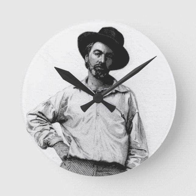 Walt Whitman Rund Klocka (Framsida)