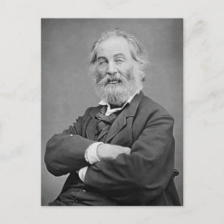 Walt Whitman, sittande fotografiålder för Porträtt Vykort