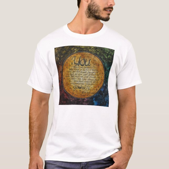 Walt Whitman T-tröja vid unASLEEP T-shirt (Framsida)