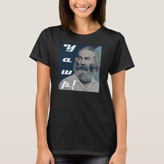 Walt Whitmans Yawp! Tee (Framsida)