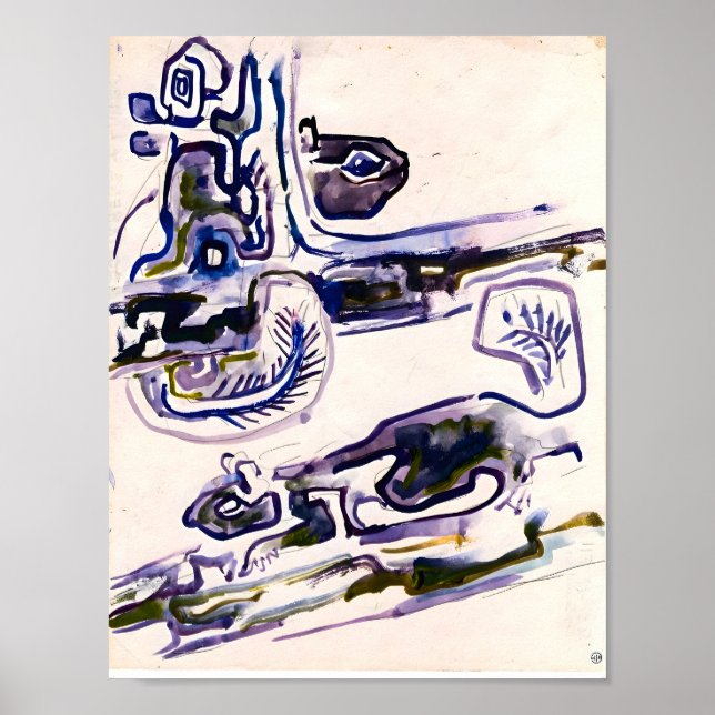 Walter Anderson konststil Poster (Framsidan)