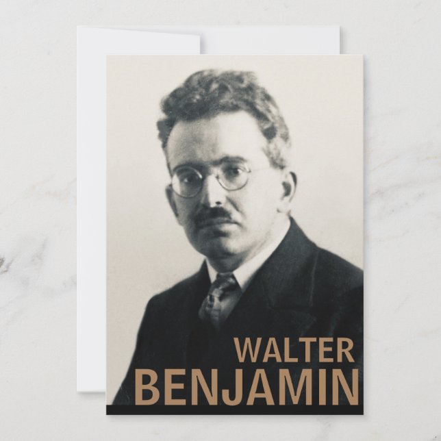 Walter Benjamin Inbjudningar (Framsida)