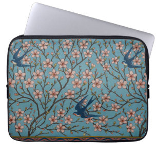 Walter Crane Almond Blommar & Svälj Laptop Fodral