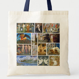 Walter Crane Art nouveau Gallery Collage Tygkasse