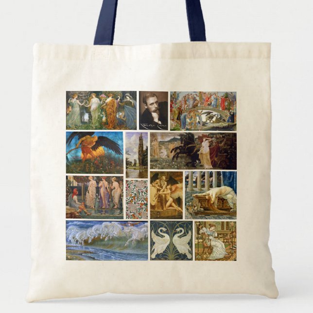 Walter Crane Art nouveau Gallery Collage Tygkasse (Skapare uppladdad)