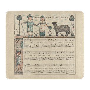 Walter Crane Baa Baa Svarta Får Värnurim
