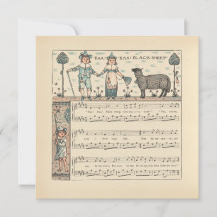 Walter Crane Baa Baa Svarta Får Värnurim