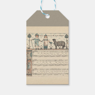 Walter Crane Baa Baa Svarta Får Värnurim Presentetikett