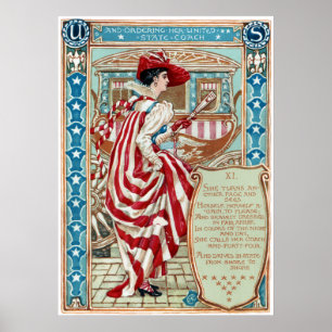 Walter Crane Columbia's Courtship United Stater Poster