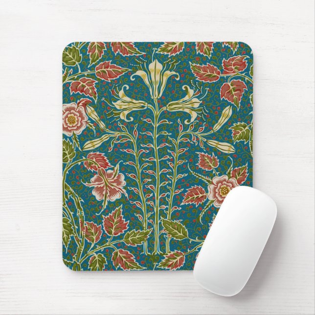 Walter Crane Lily och Ro Flower Design Musmatta (Med mus)