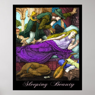 Walter Crane Spipande Beauty Poster
