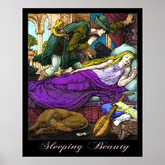 Walter Crane Spipande Beauty Poster (Framsidan)
