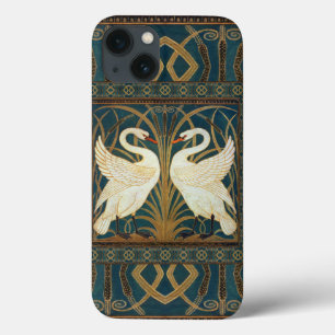 Walter Crane Svan, Rush och Iris Art nouveau
