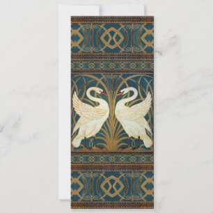 Walter Crane Svan, Rush och Iris Art nouveau