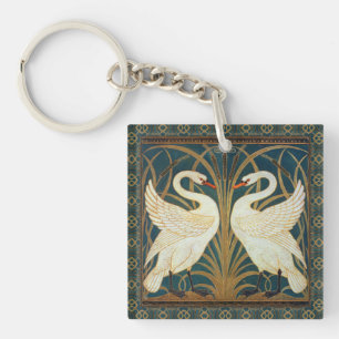 Walter Crane Svan, Rush och Iris Art nouveau