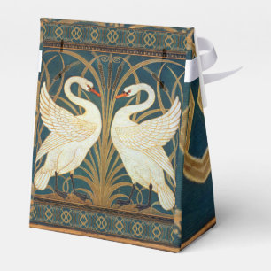 Walter Crane Svan, Rush och Iris Art nouveau Presentaskar