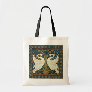 Walter Crane Svan, Rush och Iris Art nouveau Tygkasse