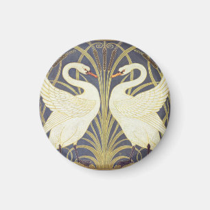 Walter Crane Svan, Sjöfräken Och Iris Art Nouveau Magnet