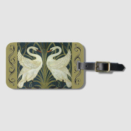 Walter Crane Swan & Rush and Iris Victorian  Bagagebricka