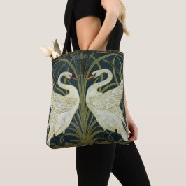 Walter Crane Swan & Rush och Iris viktoriansk Tygkasse