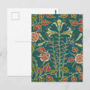 Walter Crane Vintage Lily och Ros Blommig Vykort