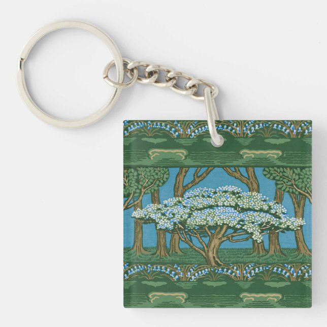Walter Crane Vintage Majträd Skogstapet (Framsidan)