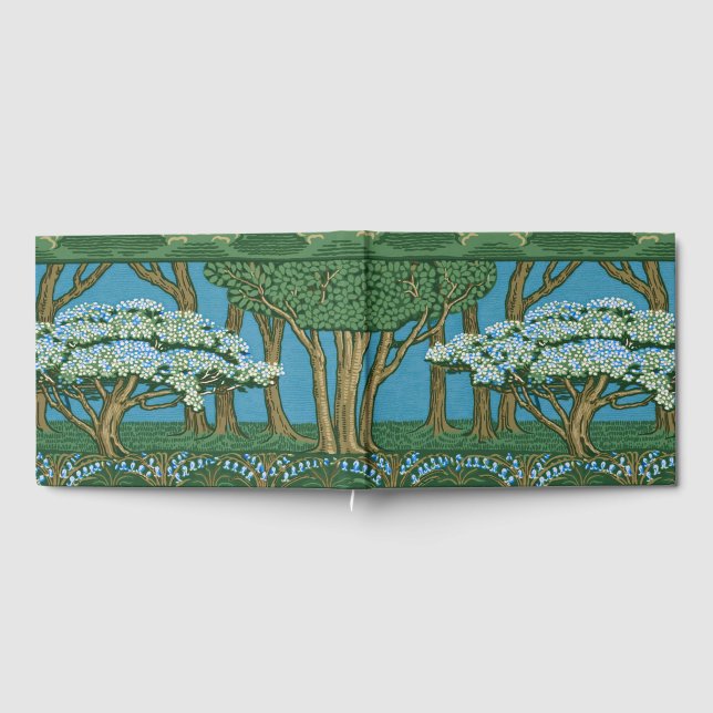 Walter Crane Vintage Majträd Skogstapet Gästböcker (Full)