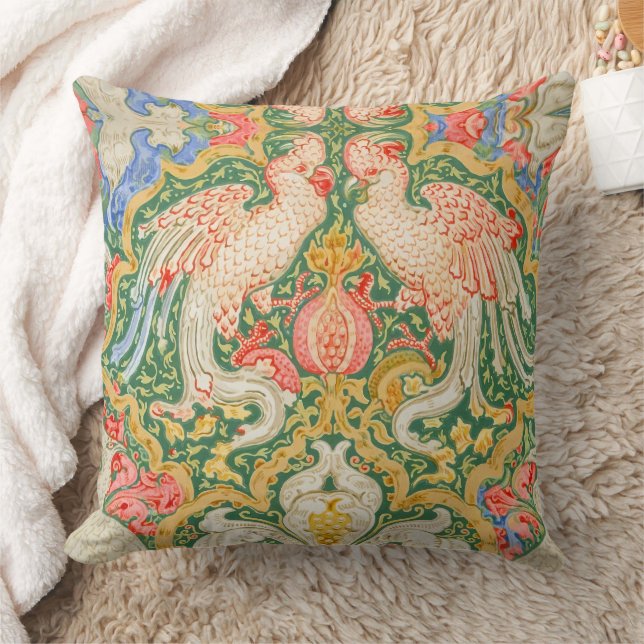 Walter Crane's Cockatoo Garden Kudde (Filt)