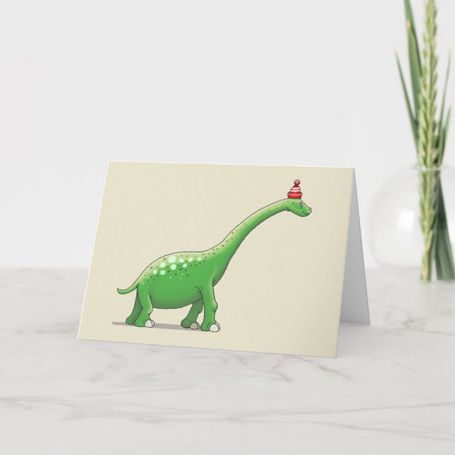 Walter den bedårande dinosaurien kort (Framsida)