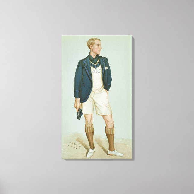 Walter Erskine-Crum, illustration från Manar vid Canvastryck (Framsida)