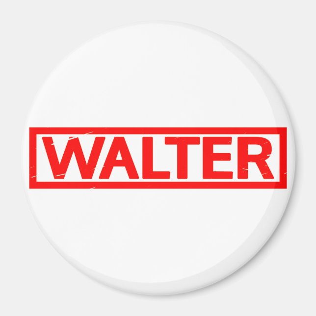 Walter Frimärke Magnet (Framsidan)