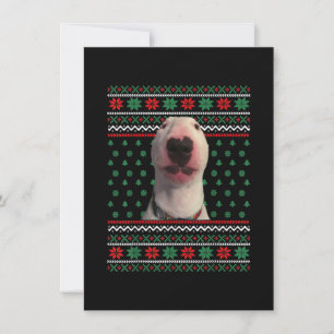 Walter Hund Meme Ugly jul Sweater Julafton Funny Inbjudningar