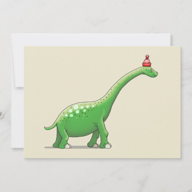 Walter långhals dinosaurie kort (Framsida)