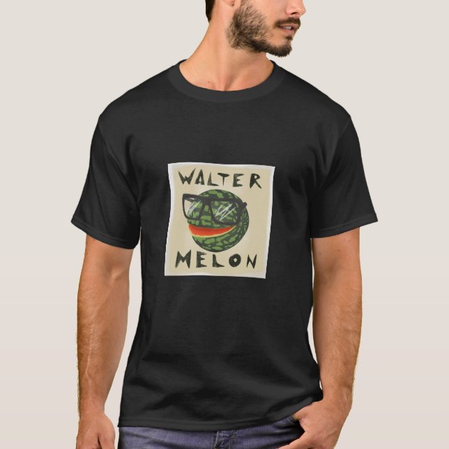 Walter melon den grafiska T-tröja för vattenmelon T Shirt (Framsida)