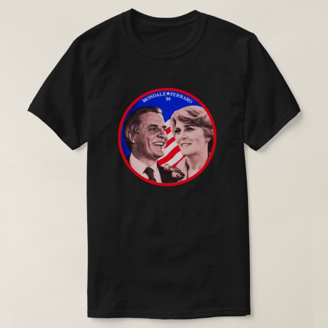 Walter Mondale Geraldine Ferrero  T Shirt (Design framsida)