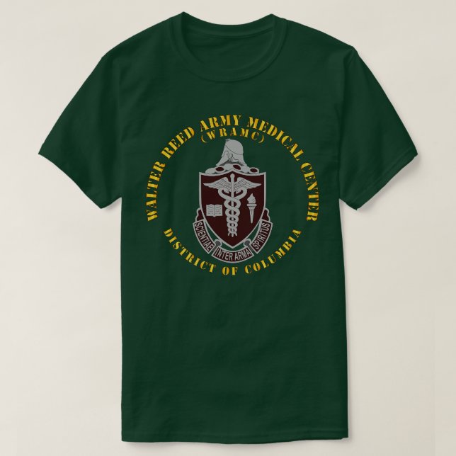 Walter Reed Medical Centre District of Columbia T Shirt (Design framsida)