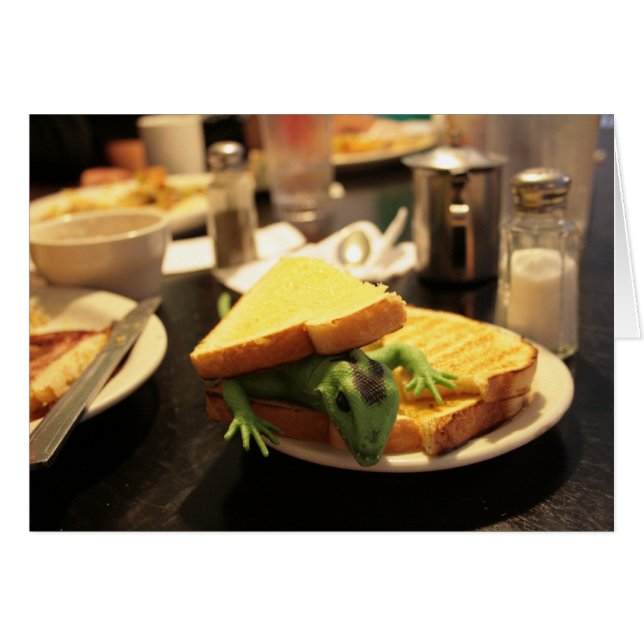 Walter smörgås hälsningskort (Framsidan Horizontal)