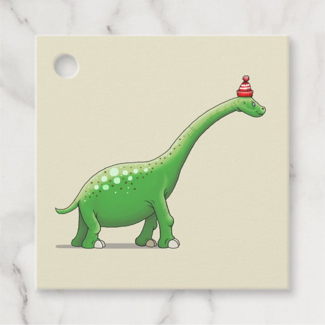 Walter the Dinosaur Gåvor Etiketter (Framsida)
