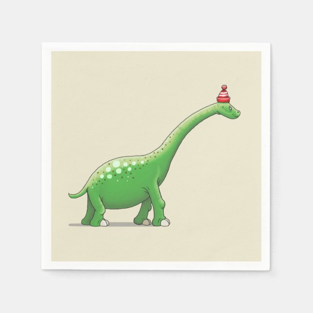 Walter the Dinosaur Pappersservett (Framsidan)