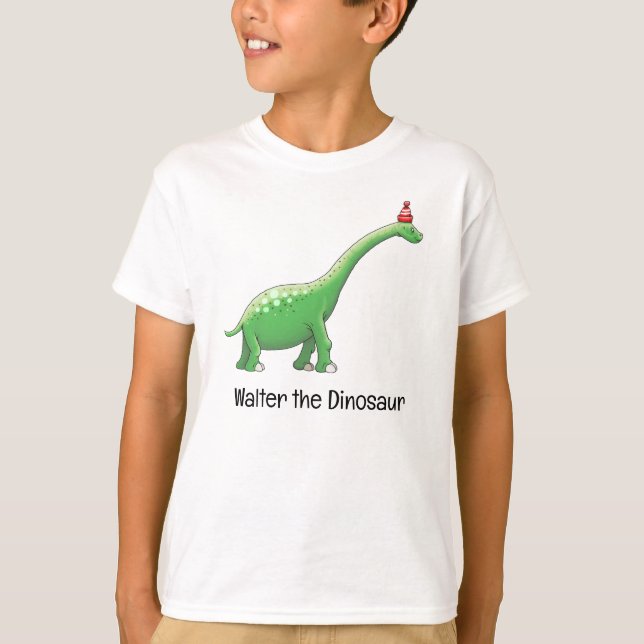 Walter the Dinosaur T Shirt (Framsida)