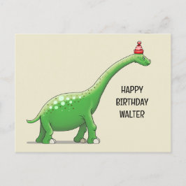 Walter the Dinosaur Vykort