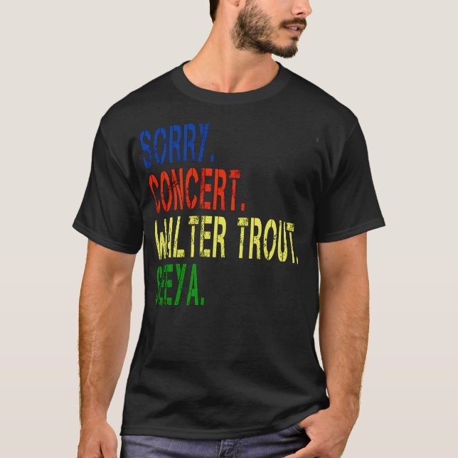 Walter Trout Music T Shirt (Framsida)