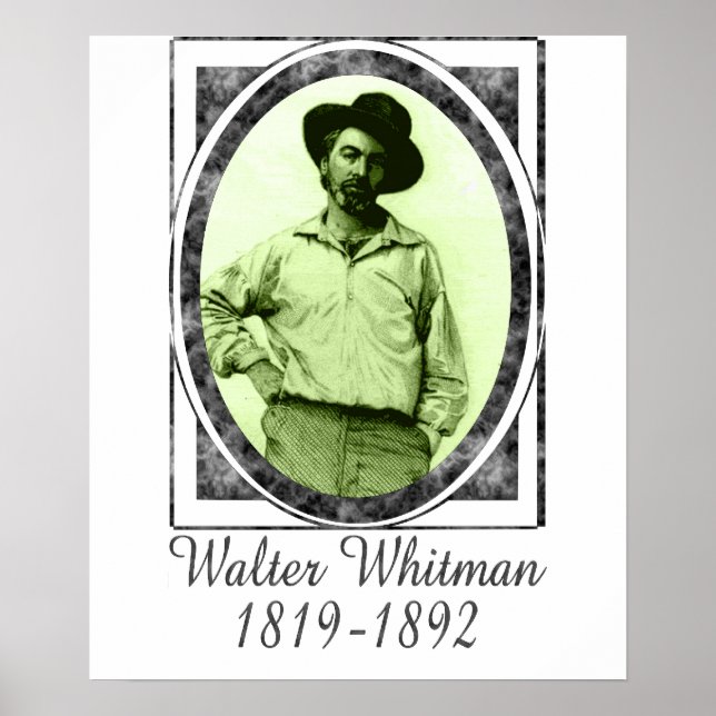Walter Whitman Poster (Framsidan)