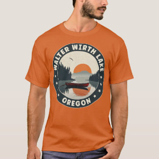 Walter Wirth Sjö Oregon Sunset T Shirt