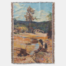 Walter Withers Panning for Guld 1893 Australia