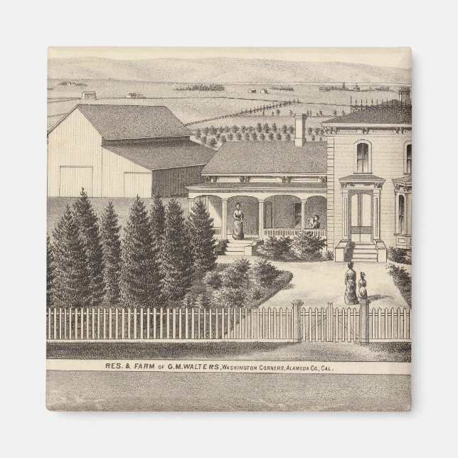 Walters, Crowell residenet, farm Magnet (Framsidan)