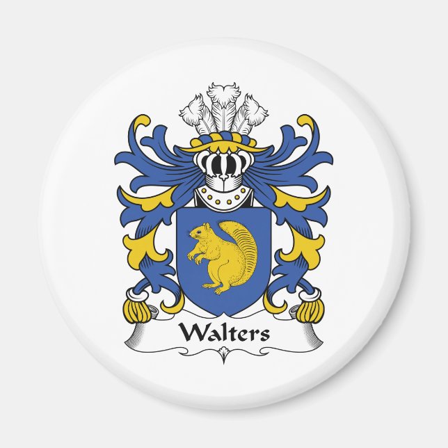 Walters Family Crest Magnet (Framsidan)